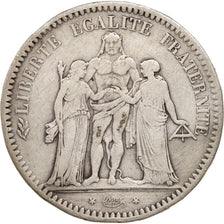 Coin, France, Hercule, 5 Francs, 1848, Paris, VF(30-35), Silver, KM:756.1
