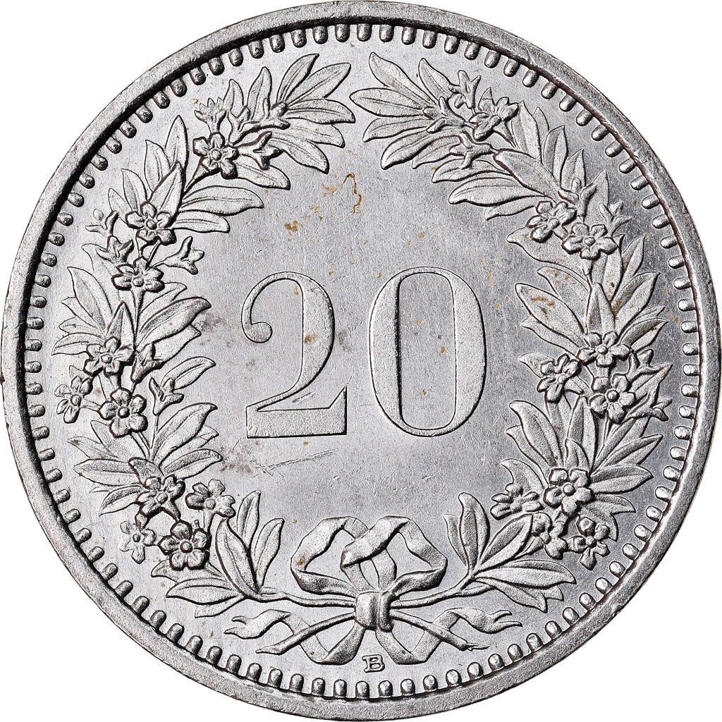 Monnaie, Suisse, 20 Rappen, 1993, Bern, TTB, Copper-nickel, KM:29a