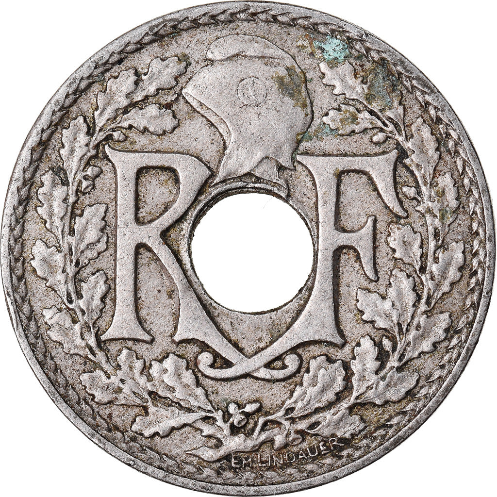 Coin, France, Lindauer, 5 Centimes, 1927, Paris, VF(30-35), Copper-nickel