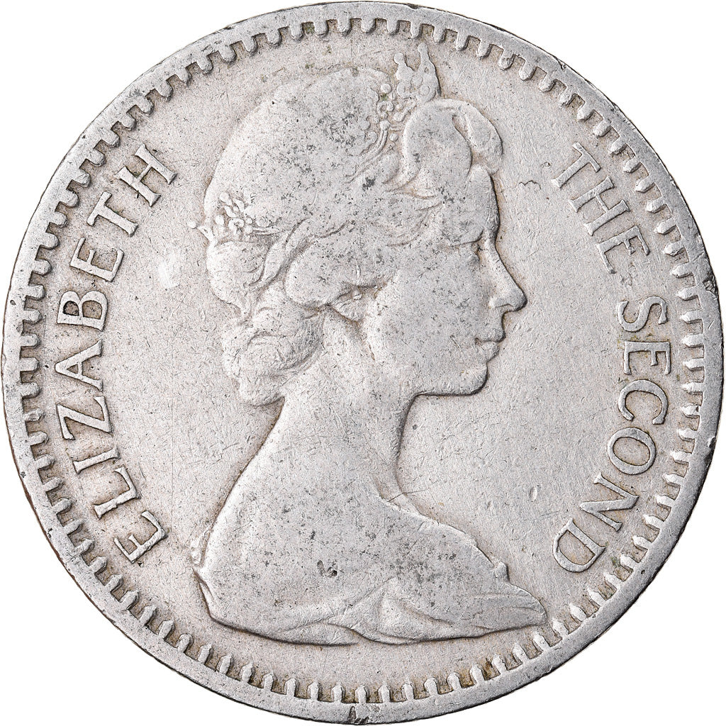 Moneda, Rodesia, Elizabeth II, 2-1/2 Shillings = 25 Cents, 1964, British Royal