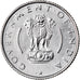Moneda, INDIA-REPÚBLICA, 1/4 Rupee, 1954, MBC, Níquel, KM:5.2