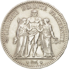 Münze, Frankreich, Hercule, 5 Francs, 1876, Paris, SS+, Silber, KM:820.1