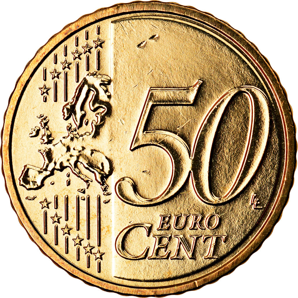 Niederlande, 50 Euro Cent, 2014, UNZ, Messing