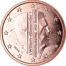 Paesi Bassi, 2 Euro Cent, 2014, BB+, Acciaio placcato rame, KM:New