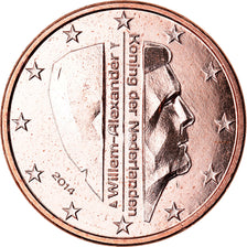 Niederlande, Euro Cent, 2014, UNZ, Copper Plated Steel