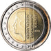 Netherlands, 2 Euro, 2001, MS(63), Bi-Metallic, KM:241