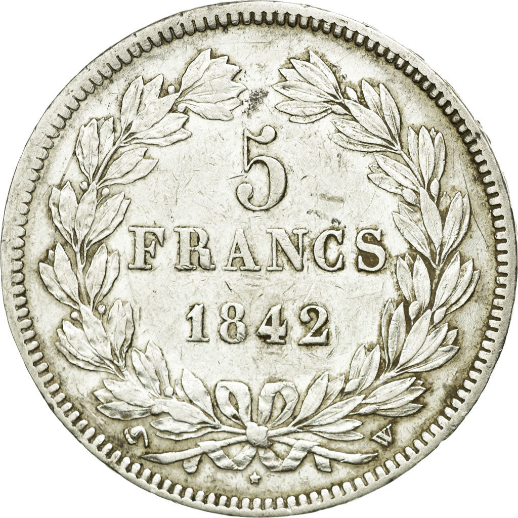 Münze, Frankreich, Louis-Philippe, 5 Francs, 1842, Lille, SS, Silber