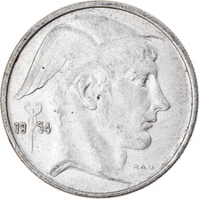 Coin, Belgium, 20 Francs, 20 Frank, 1954, EF(40-45), Silver, KM:141.1