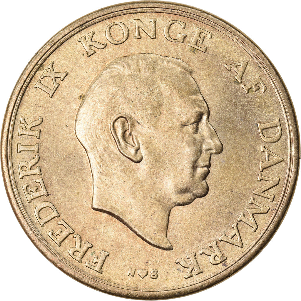Monnaie, Danemark, Frederik IX, 2 Kroner, 1949, Copenhagen, SUP