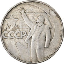 Moneda, Rusia, Rouble, 1967, Saint-Petersburg, BC+, Cobre - níquel - cinc