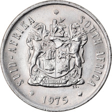 Coin, South Africa, 20 Cents, 1975, EF(40-45), Nickel, KM:86