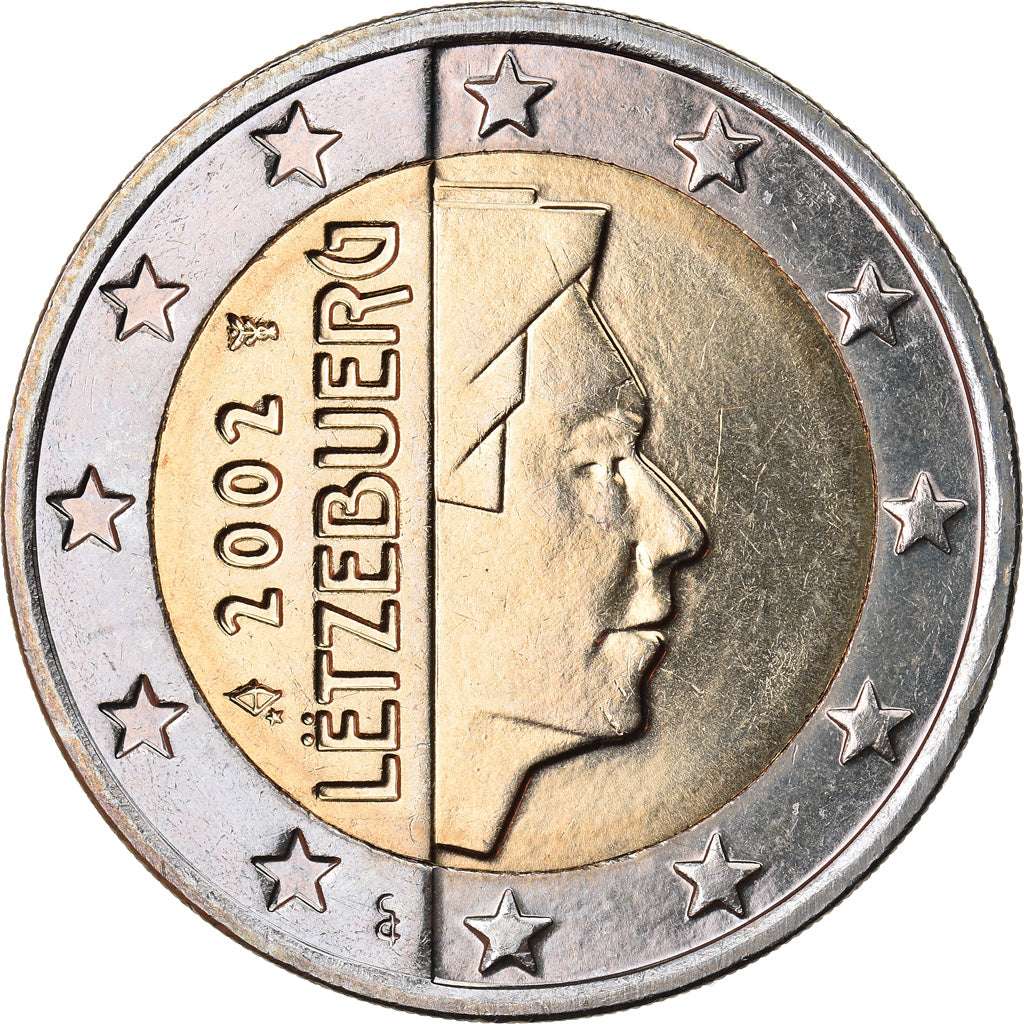 Lussemburgo, 2 Euro, 2002, SPL, Bi-metallico, KM:82