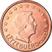 Luxemburgo, 5 Euro Cent, 2002, AU(50-53), Aço Cromado a Cobre, KM:77