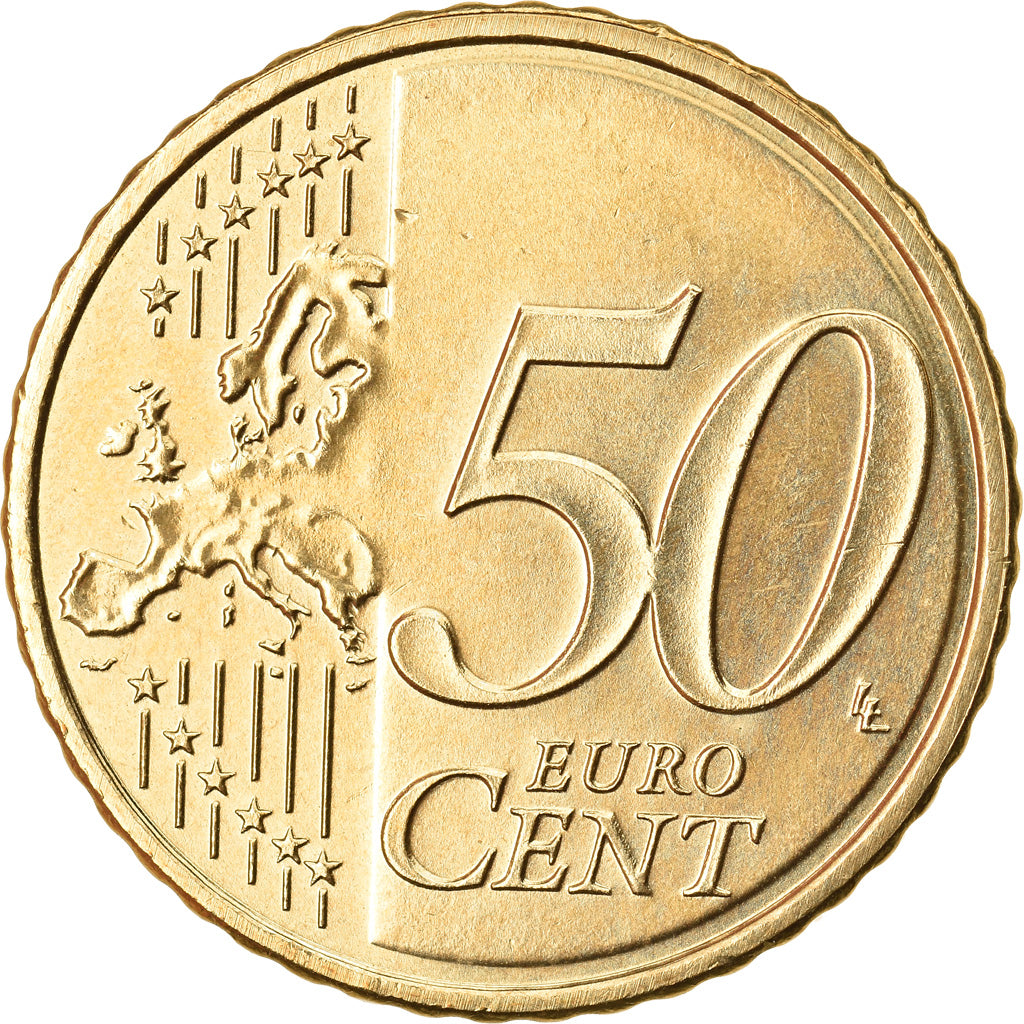 Luxemburgo, 50 Euro Cent, 2011, MS(63), Latão, KM:91