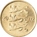 Moneta, Estonia, 10 Senti, 2002, no mint, AU(50-53), Aluminium-Brąz, KM:22