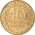 Munten, Frankrijk, Marianne, 10 Centimes, 2000, Paris, ZF, Aluminum-Bronze