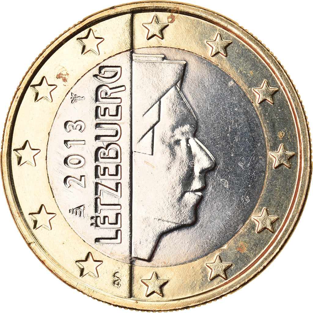 Luxemburg, Euro, 2013, UNZ, Bi-Metallic, KM:New