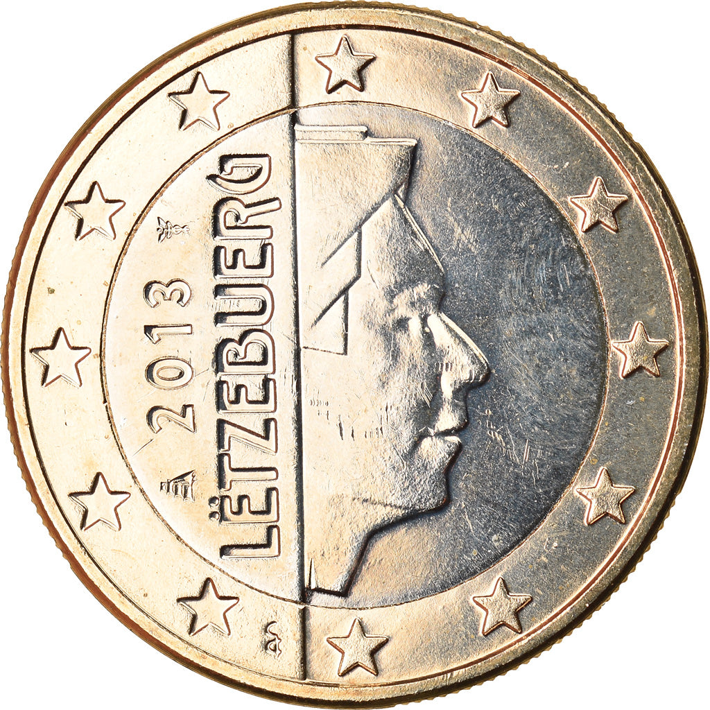 Luxembourg, Euro, 2013, MS(63), Bi-Metallic, KM:New