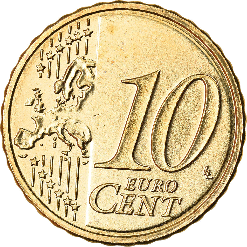 Lussemburgo, 10 Euro Cent, 2013, SPL, Ottone, KM:New