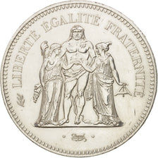 France, Hercule, 50 Francs, 1975, Paris, AU(55-58), Silver, KM:941.1,Gadoury 882