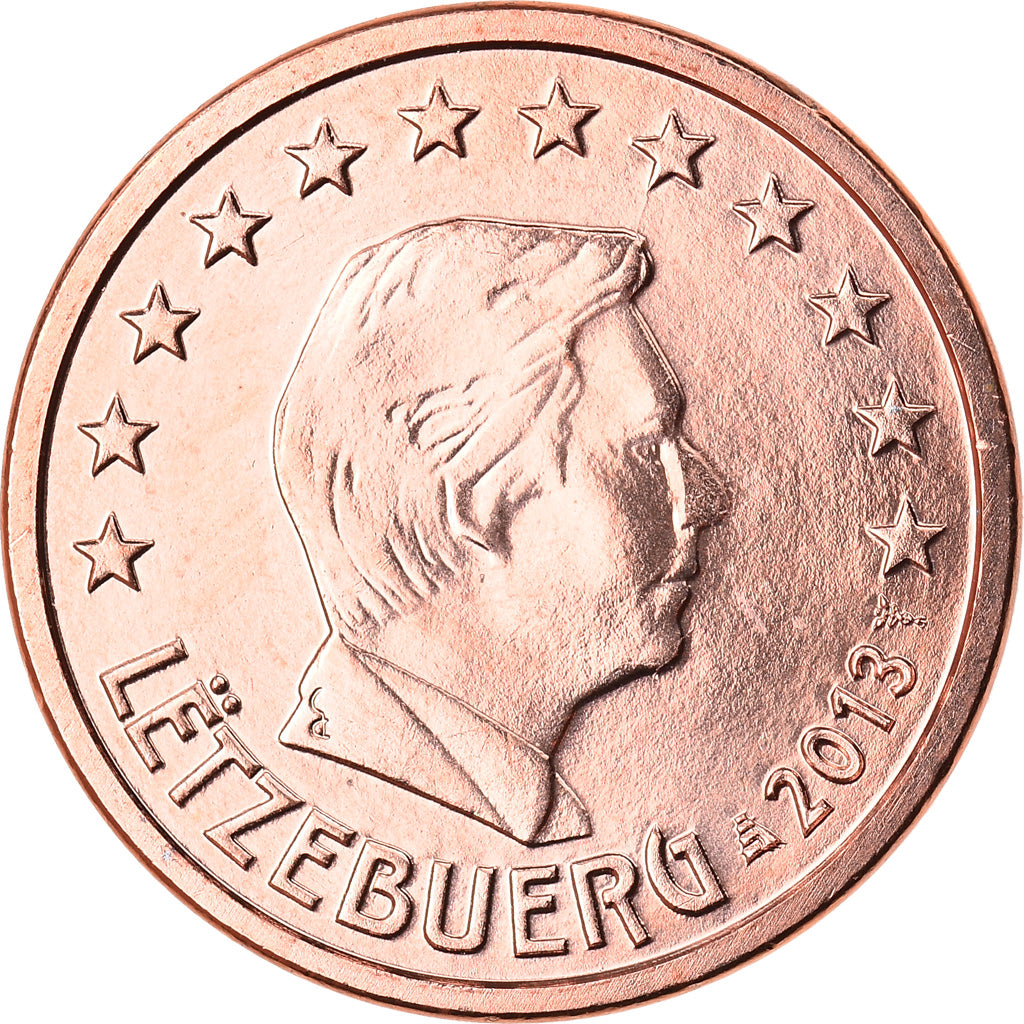Lussemburgo, Euro Cent, 2013, SPL, Acciaio placcato rame, KM:New