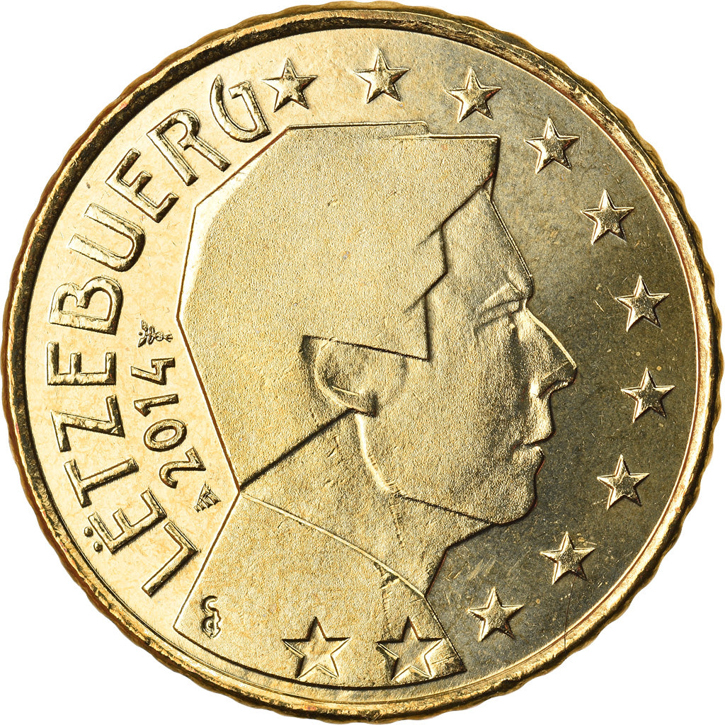 Luxemburg, 50 Euro Cent, 2014, UNC-, Tin, KM:New