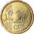 Luxemburg, 20 Euro Cent, 2014, UNZ, Messing, KM:New