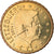 Luxemburg, 10 Euro Cent, 2014, UNZ, Messing, KM:New