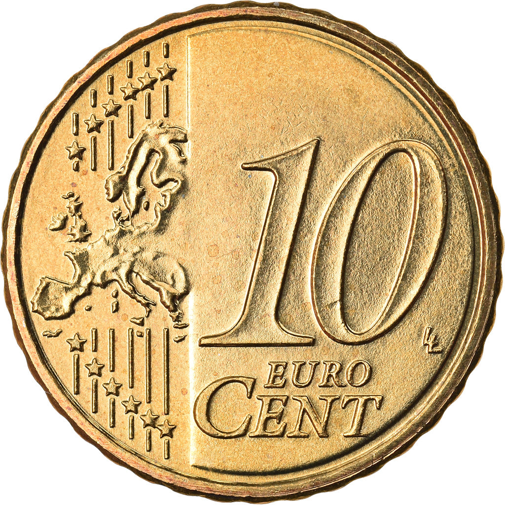 Lussemburgo, 10 Euro Cent, 2014, SPL, Ottone, KM:New