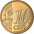 Luxemburg, 10 Euro Cent, 2014, UNZ, Messing, KM:New