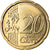 Luxemburg, 20 Euro Cent, 2015, UNZ, Messing, KM:New
