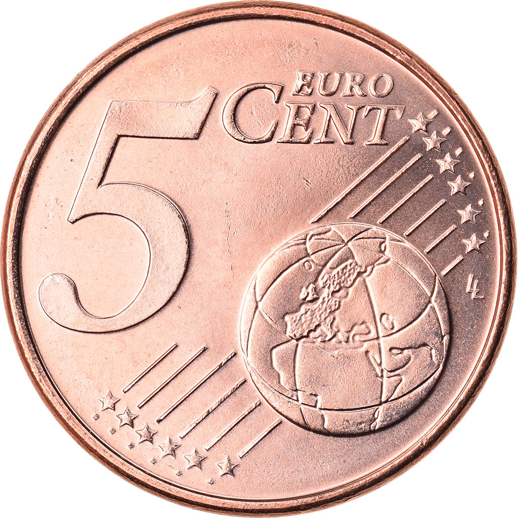 Lussemburgo, 5 Euro Cent, 2015, SPL, Acciaio placcato rame, KM:New