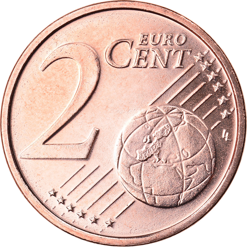 Luxemburg, 2 Euro Cent, 2015, UNZ, Copper Plated Steel, KM:New