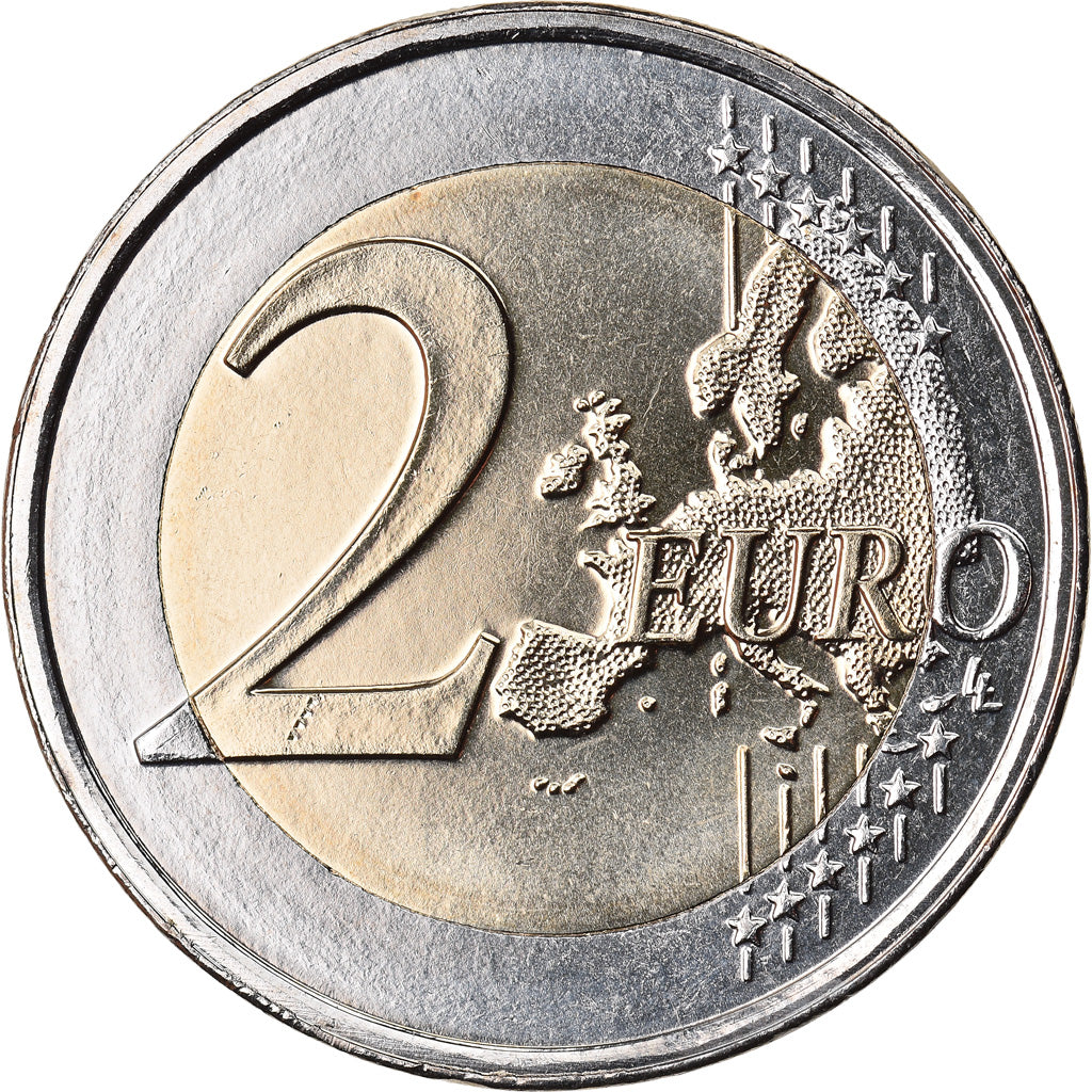 Luxemburg, 2 Euro, 2010, UNZ, Bi-Metallic, KM:New