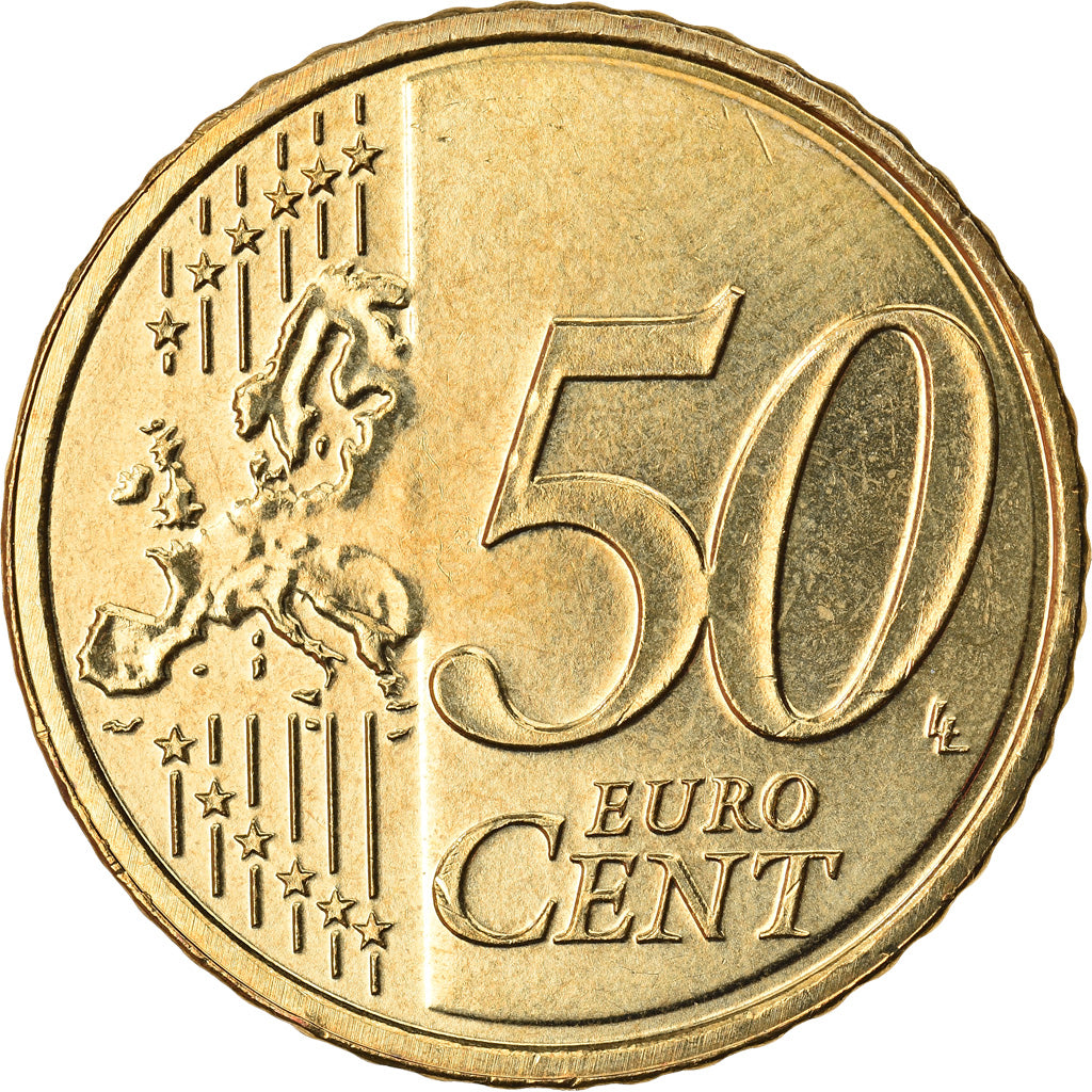 Lussemburgo, 50 Euro Cent, 2010, SPL, Ottone, KM:91