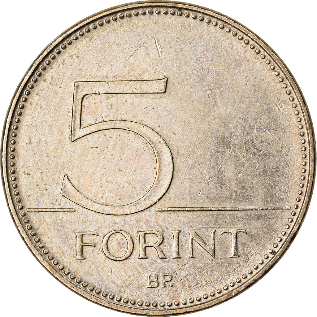 Moneda, Hungría, 5 Forint, 2017, MBC, Níquel - latón, KM:New
