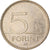 Moneta, Węgry, 5 Forint, 2017, EF(40-45), Mosiądz niklowy, KM:New