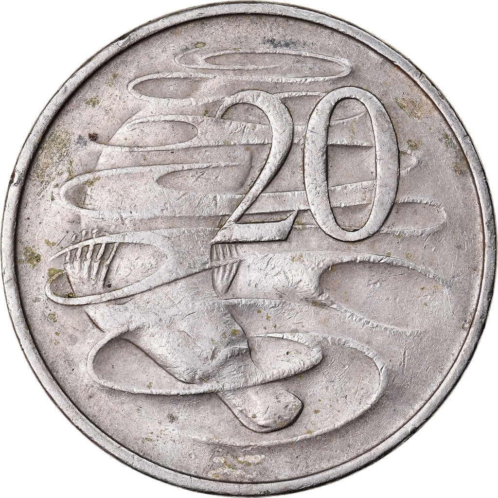 Coin, Australia, Elizabeth II, 20 Cents, 1967, Melbourne, VF(30-35)