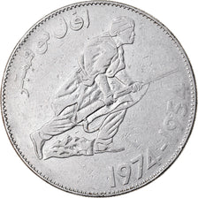 Moneta, Algeria, 5 Dinars, 1974, Paris, MB+, Nichel, KM:108