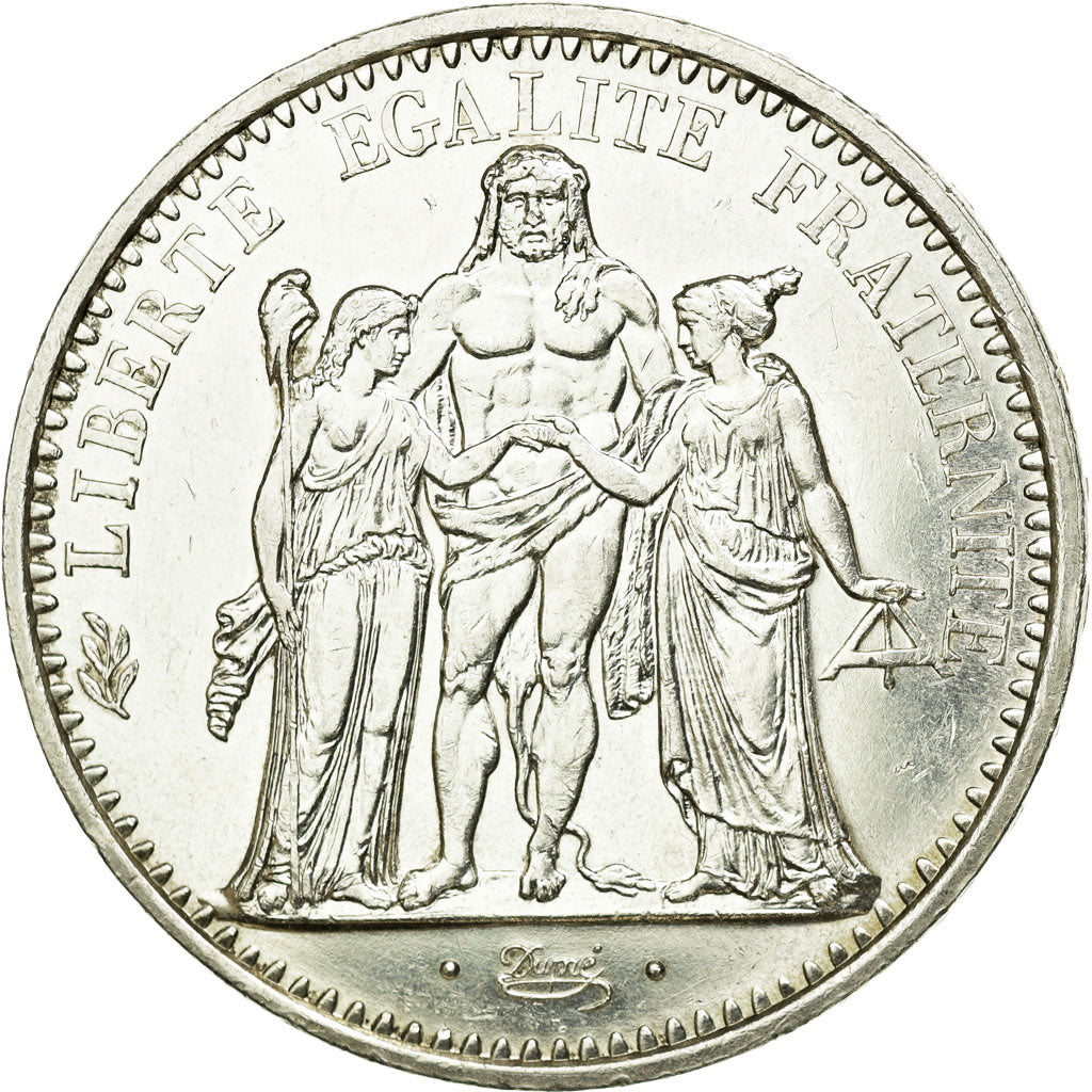 Coin, France, Hercule, 10 Francs, 1967, Paris, AU(55-58), Silver, KM:932