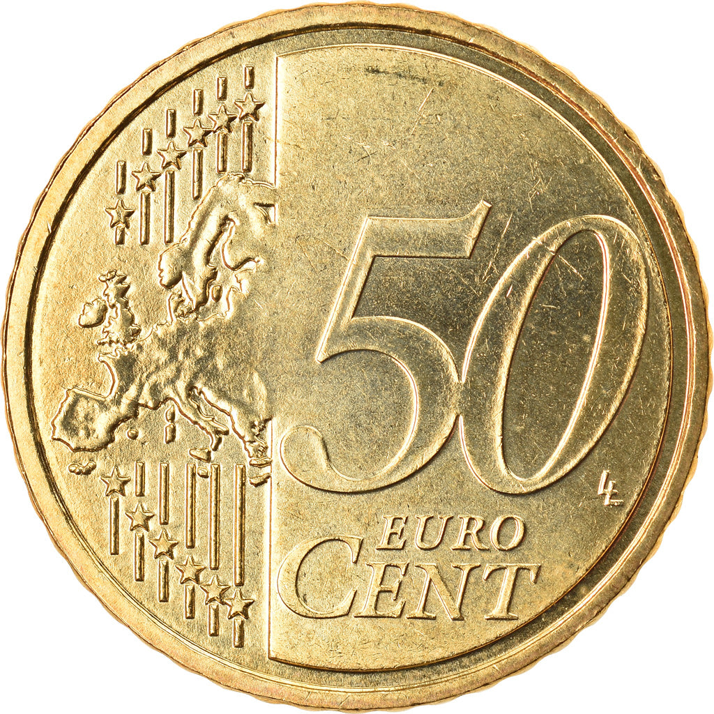 Luxemburg, 50 Euro Cent, 2007, UNC-, Tin, KM:91
