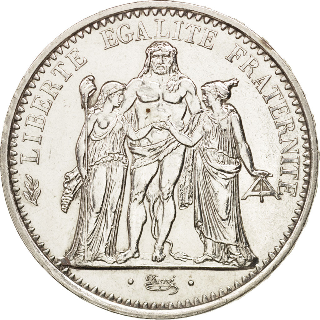 France, Hercule, 10 Francs, 1968, Paris, AU(55-58), Silver, KM:932, Gadoury:813