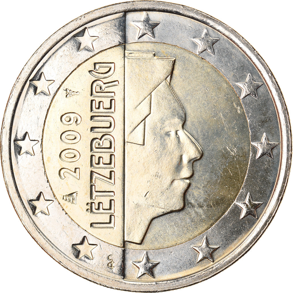 Lussemburgo, 2 Euro, 2009, SPL-, Bi-metallico, KM:93