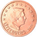 Luxemburgo, 2 Euro Cent, 2009, AU(55-58), Aço Cromado a Cobre, KM:76
