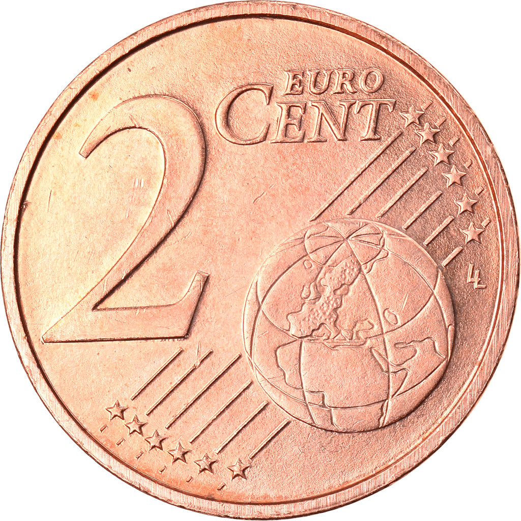 Luxemburg, 2 Euro Cent, 2009, VZ, Copper Plated Steel, KM:76