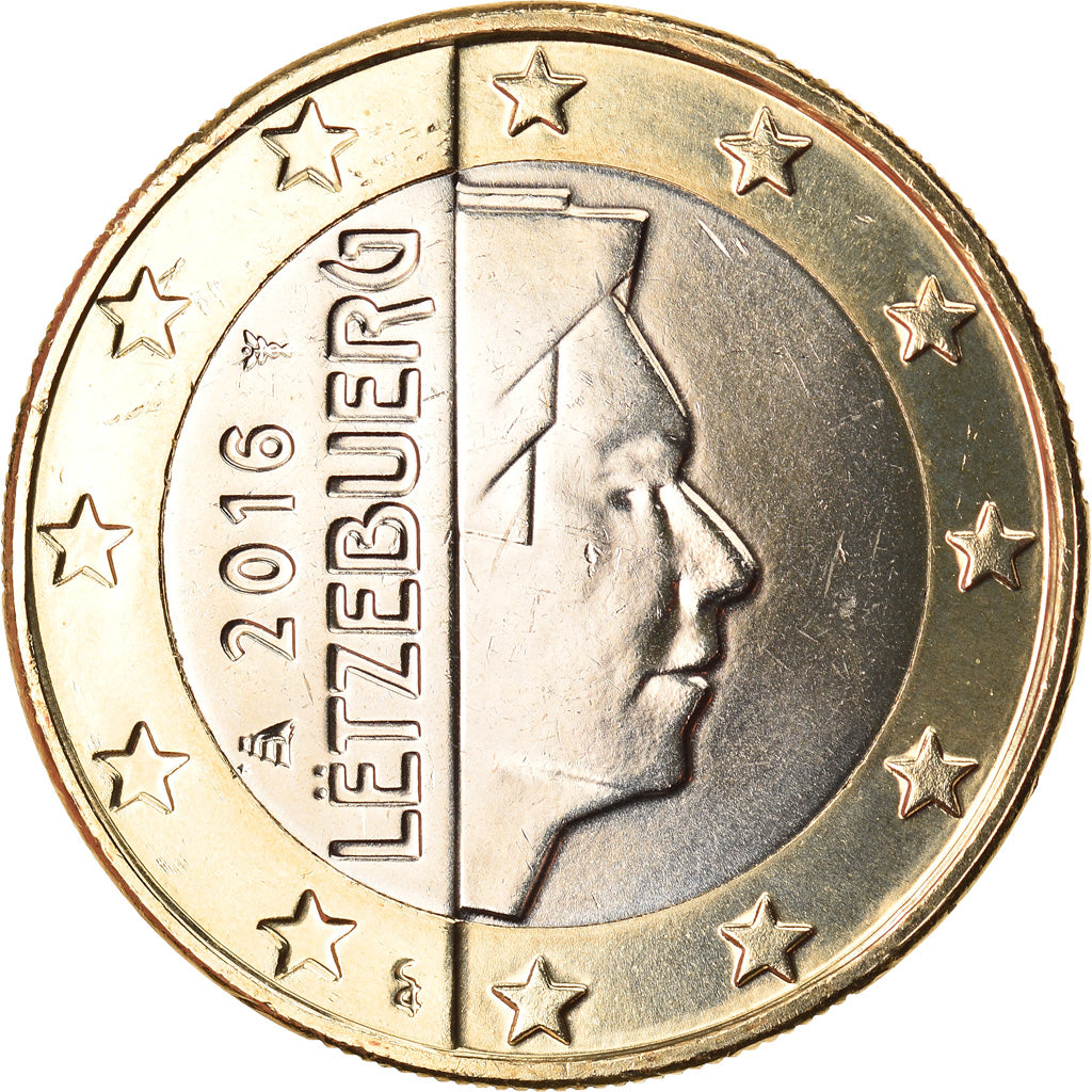 Luksemburg, Euro, 2016, MS(63), Bimetaliczny, KM:New