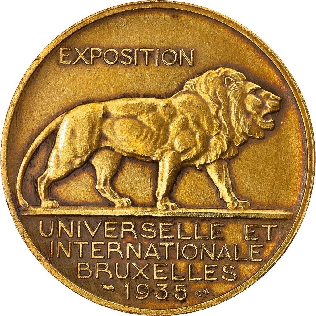 Belgium, Medal, Exposition Universelle Internationale de Bruxelles, Congo, Arts
