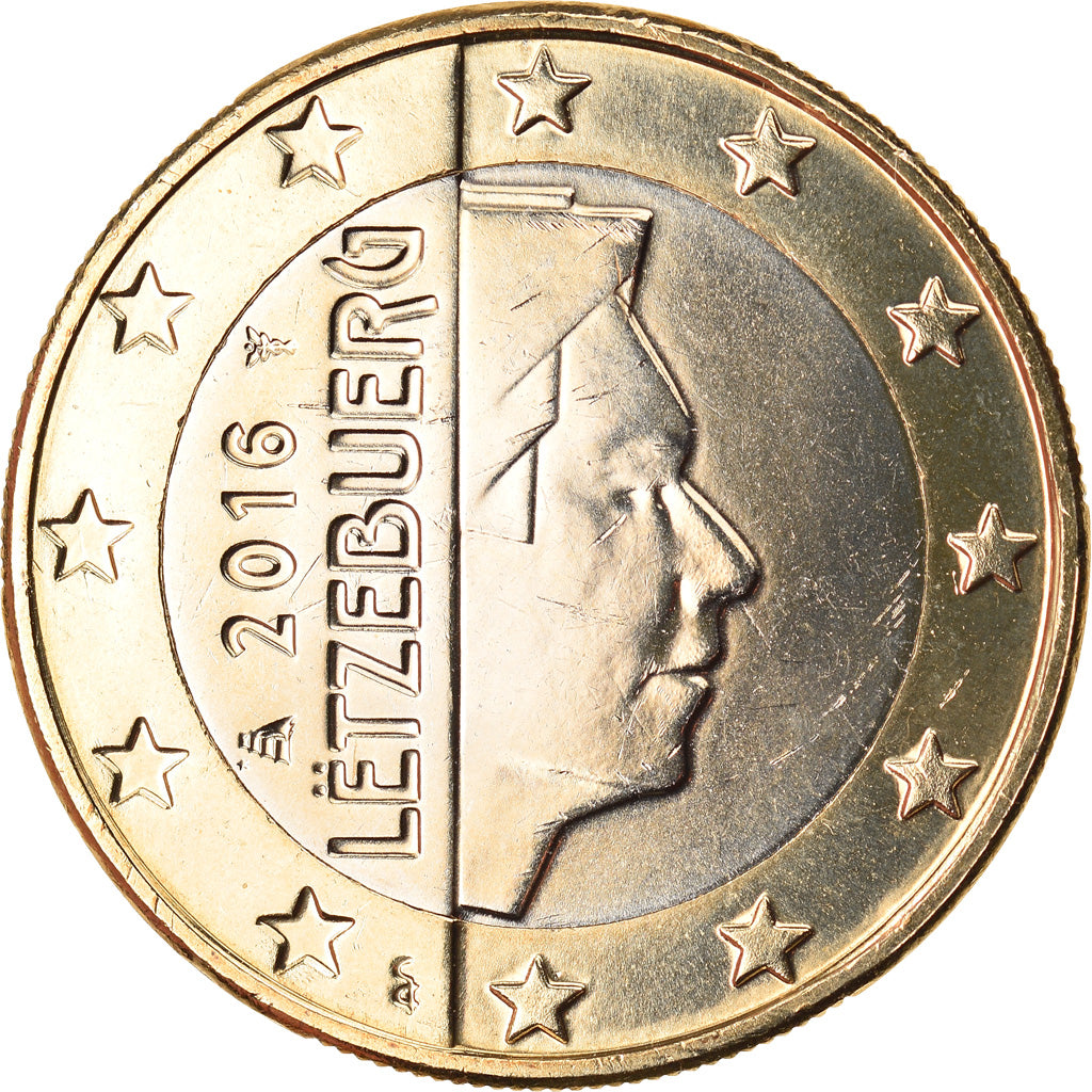 Luxemburg, Euro, 2016, UNZ, Bi-Metallic, KM:New