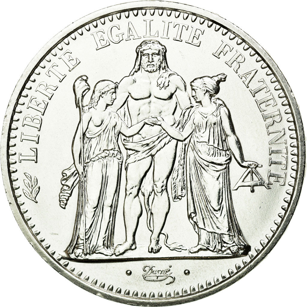 Coin, France, Hercule, 10 Francs, 1973, Paris, AU(55-58), Silver, KM:932
