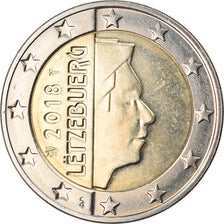 Luxembourg, 2 Euro, 2018, MS(63), Bi-Metallic, KM:New